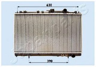RDA283101 JAPANPARTS Cooling System Radiator, engine cooling