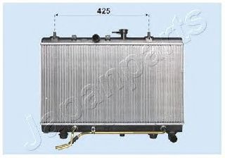 RDA333020 JAPANPARTS Охлаждение Радиатор, охлаждение двигателя