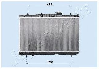 RDA333030 JAPANPARTS Radiator, engine cooling