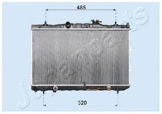 RDA333031 JAPANPARTS Cooling System Radiator, engine cooling