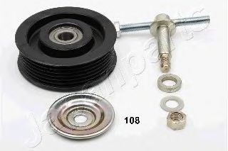 RP-108 JAPANPARTS Deflection/Guide Pulley, v-ribbed belt