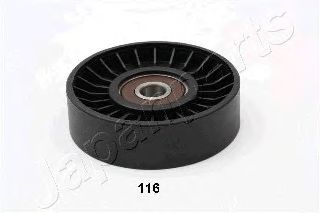 RP-116 JAPANPARTS Deflection/Guide Pulley, v-ribbed belt
