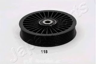 RP-118 JAPANPARTS Deflection/Guide Pulley, v-ribbed belt