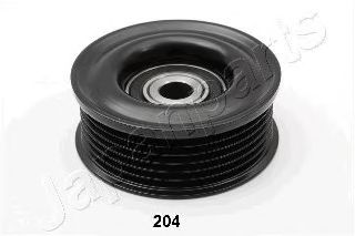 RP-204 JAPANPARTS Deflection/Guide Pulley, v-ribbed belt
