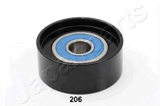 RP-206 JAPANPARTS Deflection/Guide Pulley, v-ribbed belt