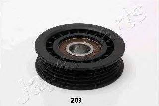 RP-209 JAPANPARTS Deflection/Guide Pulley, v-ribbed belt