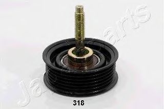 RP-318 JAPANPARTS Deflection/Guide Pulley, v-ribbed belt