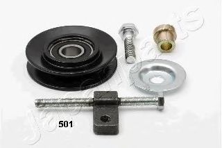RP-501 JAPANPARTS Deflection/Guide Pulley, v-ribbed belt