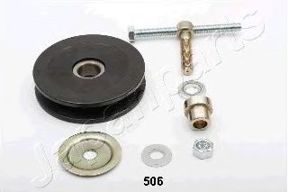 RP-506 JAPANPARTS Deflection/Guide Pulley, v-ribbed belt