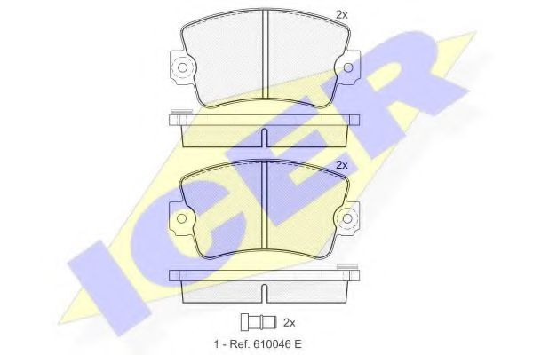180257 ICER Brake System Brake Drum