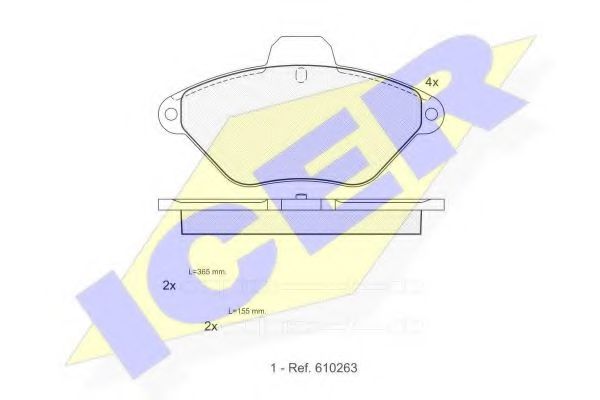 180921 ICER Gasket, exhaust pipe