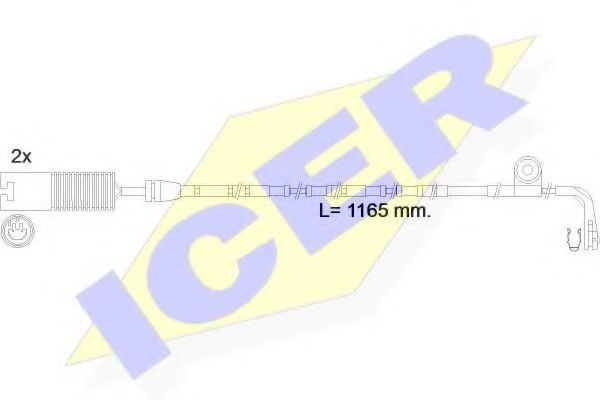 610604 E C ICER Тормозная система Сигнализатор, износ тормозных колодок