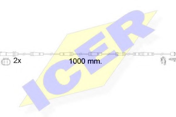 610617 E C ICER Brake System Warning Contact, brake pad wear