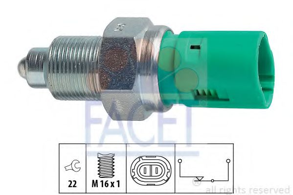 7.6114 FACET Engine Timing Control Shaft Seal, camshaft