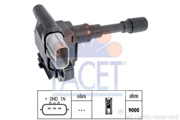 9.6435 FACET Ignition System Ignition Coil