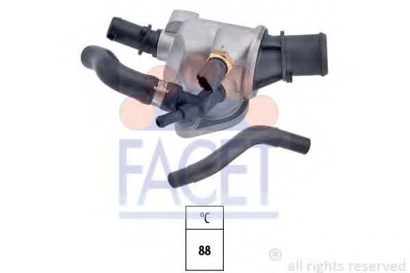 7.8676 FACET Cooling System Thermostat, coolant