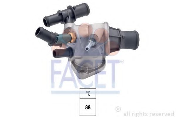 7.8585 FACET Cooling System Thermostat, coolant
