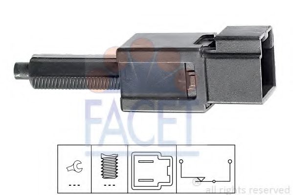 7.1165 FACET Brake Light Switch; Switch, clutch control (cruise control)