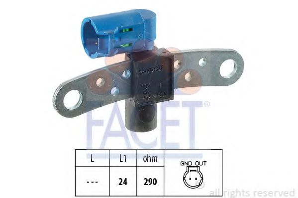 9.0540 FACET Cylinder Head Seal Set, valve stem