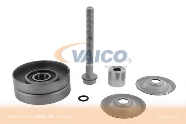 V10-3424 VAICO Deflection/Guide Pulley, v-ribbed belt