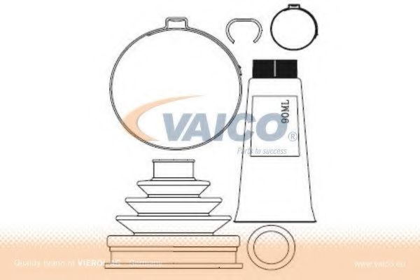 V10-6354 VAICO Bellow Set, drive shaft