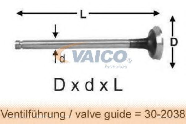 V30-2031 VAICO Выпускной клапан