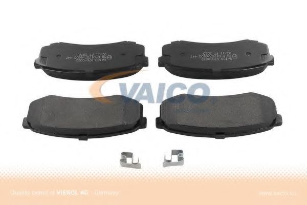 V70-0022 VAICO Brake System Brake Pad Set, disc brake