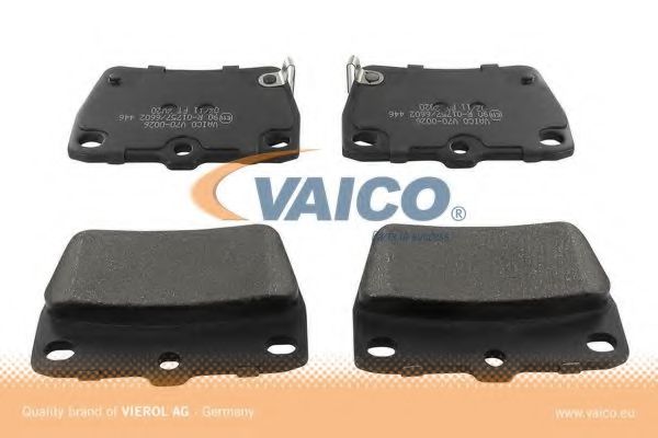 V70-0026 VAICO Brake System Brake Pad Set, disc brake