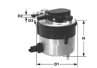 DNW2504 CLEAN+FILTERS Fuel filter