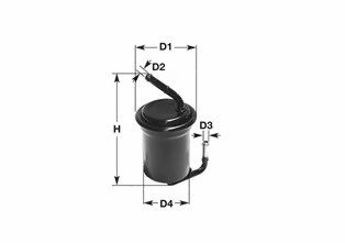 MBNA1549 CLEAN+FILTERS Fuel Supply System Fuel filter