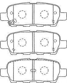 B2N064 AISIN Brake Pad Set, disc brake