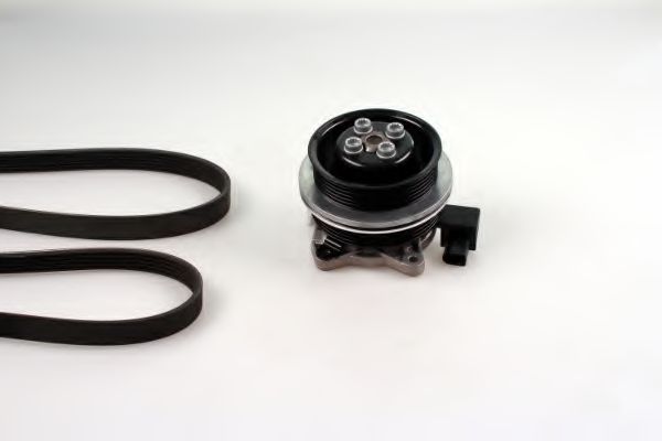 PK06511 HEPU Water Pump + V-Ribbed Belt Kit