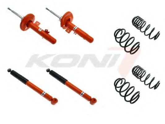 1120-1181 KONI Suspension Suspension Kit, coil springs / shock absorbers