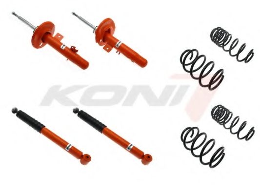1120-1182 KONI Suspension Suspension Kit, coil springs / shock absorbers