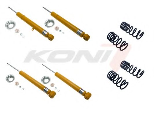 1140-1221 KONI Suspension Suspension Kit, coil springs / shock absorbers