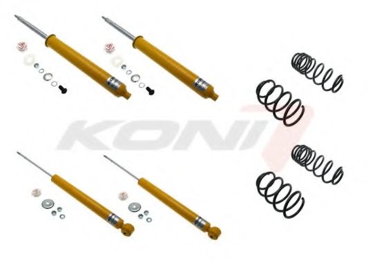 1140-1301 KONI Suspension Kit, coil springs / shock absorbers
