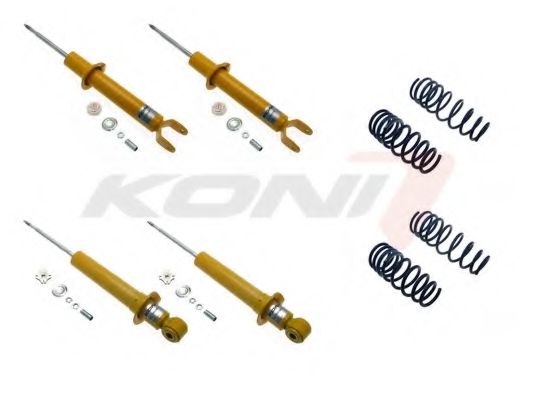 1140-1351 KONI Suspension Suspension Kit, coil springs / shock absorbers