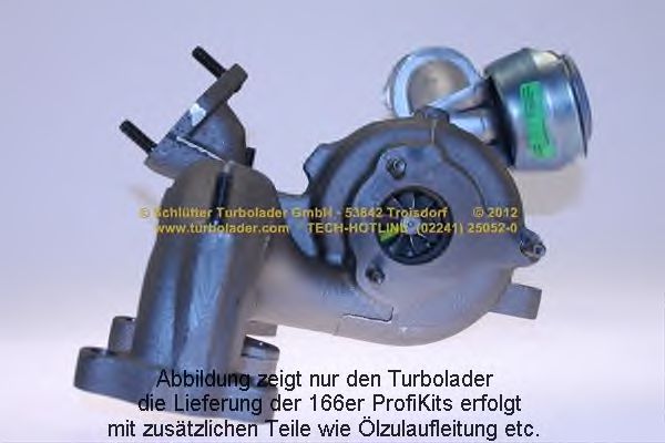 166-00180 SCHL%C3%9CTTER+TURBOLADER Mounting Kit, charger