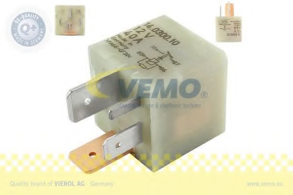 V15-71-0004 VEMO Cooling System Relay, radiator fan castor