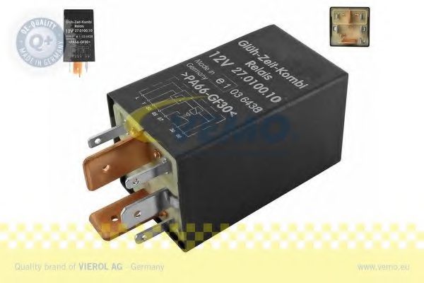 V15-71-0021 VEMO Cooling System Relay, radiator fan castor