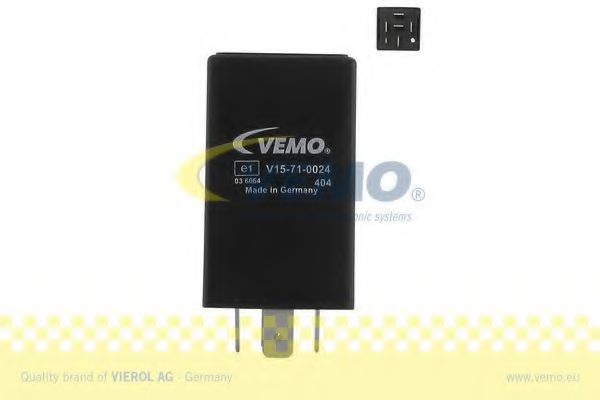 V15-71-0024 VEMO Relay, radiator fan castor