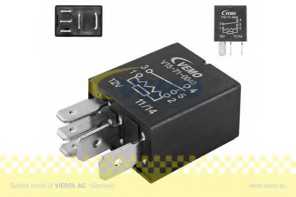 V15-71-0040 VEMO Relay, main current