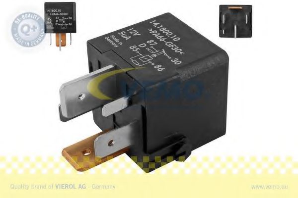 V15-71-0055 VEMO Electric Universal Parts Relay, main current