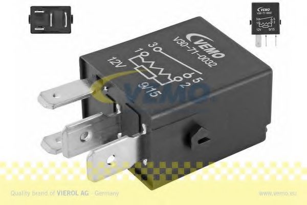 V30-71-0032 VEMO Electric Universal Parts Relay, main current