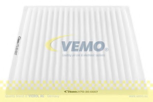 V70-30-0007 VEMO Heating / Ventilation Filter, interior air