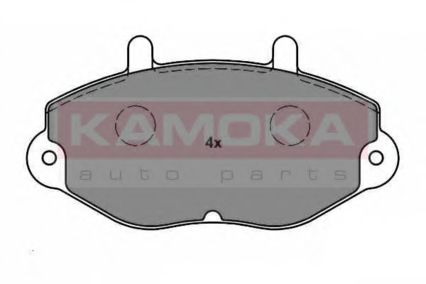JQ1011402 KAMOKA Brake System Brake Pad Set, disc brake
