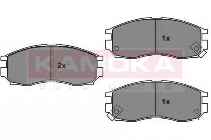 JQ1011528 KAMOKA Brake Pad Set, disc brake