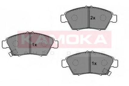 JQ1011552 KAMOKA Brake System Brake Pad Set, disc brake