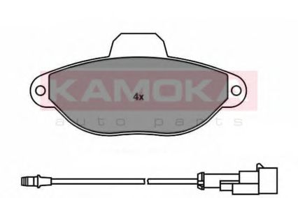 JQ1011850 KAMOKA Brake Pad Set, disc brake