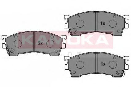 JQ1011900 KAMOKA Brake System Brake Pad Set, disc brake